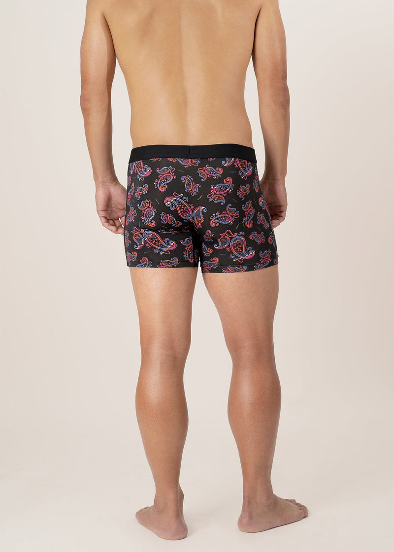 Man Modelling Underwear Back Boxerbriefs Paisley Mensunderwear Kakkoii Velarof